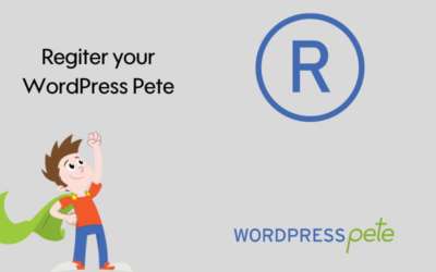 Register your WordPress Pete