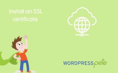 Install a SSL certificate to a WordPress site using WordPress Pete